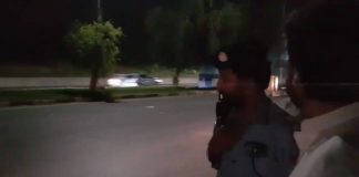 9 محرم کی رات گئے وزیر داخلہ شہریار آفریدی کا شہر کے داخلی راستوں کی سیکورٹی کا معائنہ، مختلف چیک پوسٹوں کا دورہ کیا۔