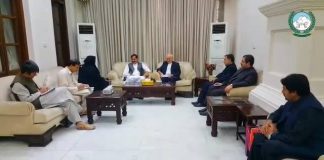 ranian Consul General Muhammad Baqir Beigi called on Speaker Khyber Pakhtunkhwa Assembly Mushtaq Ghani at Speaker