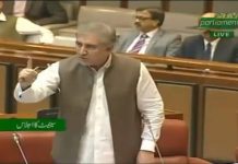 Minister For Foreign Affairs Shah Mahmood Qureshi Speech Senate of Pakistan Islamabad (08.10.18)