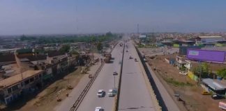 Package on Progress and Latest Updates Peshawar BRT Project Route (12.10.18)