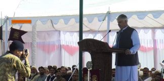 Mahmood Khan Speech special function for security forces in Swat handing over to civil administration (22.10.18)