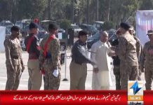 Khyber News Report on special function for security forces in Swat handing over to civil administration (22.10.18)