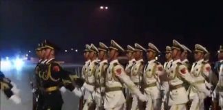 Prime Minister Imran Khan arrives at Beijing.

Chinese Minister for Transport Mr. Li Xiaopeng, Chinese Ambassador to Pakistan Mr. Yao Jing and Ambassador of Pakistan to China Mr. Masood Khalid received the Prime Minister upon arrival in Beijing۔