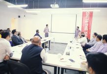 Minister of Finance Khyber Pukhtunkhwa Taimur Saleem Khan Jhagra visits NIC Peshawar Startups Peshawar (31.10.18)