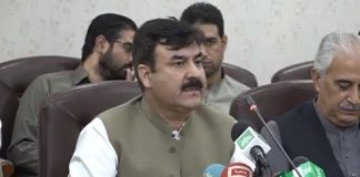 Press Conference by Shaukat Yousafzai after the Cabinet meeting today; important announcements made by Shaukat Yousafzai