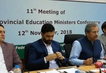 Federal Minister For Education Shafqat Mehmood and Advisor Education Department Khyber Pakhtunkhwa Zia Ullah Bangash Press Conference...