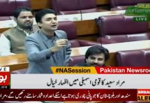 Minister of State for Communications Murad Saeed Speech In National Assembly (07.11.18)