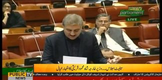Minister of Foreign Affairs Shah Mehmood Qureshi Speech Senate of Pakistan Islamabad (07.11.18)