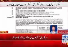 صوبائی وزیر تعلیم کی جانب سے سرکاری سکولوں میں بہتری لانے کی لیے مشاورتی اجلاس طلب