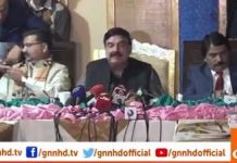 Minister for Railways Sheikh Rasheed Press Conference Lahore (29.12.18)
#PTI #Lahore

Minister for Railways Sheikh Rasheed Ahmad has said that PPP Co-chairman Asif Ali Zardari would face more solid cases than Nawaz Sharif as there were 1000 times strong documented evidence available against him.

Addressing a press conference at a local hotel here on Saturday, Rasheed said that both parties, PPP and PML-N, should wait as several more cases were in pipeline against their leaders.

He said Sindh Chief Minister Murad Ali Shah should resign from his office after corruption charges.

"I will request Prime Minister Imran Khan to make me a member of the PAC to face Shahbaz Sharif," he added.

The minister said that after the approval of the prime minister, he would go to the Supreme Court against the appointment of Shahbaz Sharif as the PAC chairman, adding that how he could become the chairman of such an important body.

To a question, the minister said that no governor's rule in Sindh was under consideration.

To another question, the minister said that there was no option for Finance Minister Asad Umar other than presenting a mini budget as the former rulers looted the country so badly.

He challenged former prime minister Shahid Khaqan Abbasi to have a debate with him at any channel on the issue of NLG.

He disclosed that a forward bloc was expected in the PML-N within few days.

 وفاقی وزیر ریلوے شیخ رشید احمد نے کہا ہے کہ بغیر ٹکٹ سفر کرنے والوں کے خلاف مہم شروع کردی ہے۔ چھ دن میں چھ ہزار چھ سو بارہ لوگوں کو پکڑ کر سات کروڑ روپے وصول کیے ہیں۔ ڈی ایس سکھر کے سٹاف نے بغیر ٹکٹ سفر کرنے والوں کو پکڑنے میں سب سے زیادہ کام کیا ہے ان کا تناسب سب سے زیادہ ہے۔ لہٰذا میں ڈی ایس سکھر کے سٹاف کو 10 دن کی تنخواہ بطور انعام دے رہاہوں۔
رحمان بابا ایکسپریس ٹرین کی ایکوپینسی140فیصد ہے ، پٹھان بھائیوں کی درخواست پر اس ٹرین کے ساتھ ایک ڈبہ خواتین کے لیے مختص کردیا گیاہے۔ اگر ضرورت پڑی تو تمام ٹرینوں میں ایک ڈبہ اکانومی کلاس کا خواتین کے لیے مختص کردیاجائے گاتاکہ وہ اپنے بچوں کے ساتھ محفوظ سفر کرسکیں۔
وفاقی وزیر ریلوے شیخ رشید احمد نے لاہور میں میڈیا سے بات کرتے ہوئے لوگوں سے درخواست کی کہ خدا را ٹرین کی چھتوں پر سفر نہ کریں یہ انتہائی خطرناک ہے۔

انہوں نے کہا کہ اگر ریلوے آفیسر یاکوئی ٹکٹ کلکٹرمسافروں سے تہذیب اور ادب سے بات نہ کرے تو براہِ راست مجھ سے شکایت کریں۔ ان مینڈ لیول کراسنگ کے حوالے سے وفاقی وزیر ریلوے نے بات کرتے ہوئے کہا کہ اگلی ملاقات میں چیف منسٹرسے بات کروں گا، کے پی کے اور بلوچستان میں ان مینڈلیول کراسنگ کا زیادہ مسئلہ نہیں ہے جتنا پنجاب اور سندھ میں ہے اس کا بھی کوئی حل نکالیں گے۔
انہوں نے کہا کہ 12 لوکو شیڈز میں آئل ڈپوبنائیں گے اس حوالے سے ای سی سی سے باقاعدہ منظوری لے لی ہے اور ڈیزل لانے اور لیجانے والا عملہ ویجیلنس کی طرح ریلوے میں ضم کردیاجائیگا ۔ تمام ڈی ایس حضرات کے لیے مجسٹریٹ کے اختیارات کی درخواست کی ہے 15 دن کی چھوٹ مانگی ہے اس کے بعد بغیر ٹکٹ مسافر کو پہلے 3 دن کے لیے حوالات میں بند کیاجائے گا پھر ایک ہفتے کے لے بند کیاجائیگا کیونکہ اگر ہمیں 6 دنوں میں چھ کروڑ روپے مل رہے ہیں تو ایک سال میں 4 ارب روپے بنتے ہیں۔
ہمارا 10 ارب کا ٹارگٹ ہے ہم اس کو انشاء اللہ پورا کریں گے۔ انہوں نے مزید کہا کہ نئے سال میں ہم 20 نئی ٹرینیں چلانے جارہے ہیں اور فریٹ ٹرینوں کے لیے ہم نے پرائیویٹ سیکٹر کو دعوت دی ہے ہم اپنی 90 دن کی آمدن کو سٹڈی کررہے ہیں اگر کوئی پارٹی اس 90 دن کی آمدنی سے زیادہ دے گی اور وہ بھی ایڈوانس میں تو ہم اسے فریٹ ٹرین آفر کریں گے۔ ایسا نہیں ہونے دیں گے کہ بزنس ٹرین کی طرح کوئی ہمارا 2 ارب مار کرگھر بیٹھ جائے۔
وفاقی وزیر ریلوے شیخ رشید احمد نے کہا کہ میں چیف جسٹس کو سلام پیش کرتا ہوں کیونکہ انہوں نے عوام کی بڑی خدمت کی ہے ہمارے 1490 کیسز 1990 سے مختلف عدالتوں میں سٹے پر پڑے ہوئے ہیں ان میں سے 123 کیسز ایسے ہیں جن میں اربوں روپے کی پراپرٹی شامل ہے اور اس میں ریلوے کی کالی بھیڑیں بھی شامل ہیںہم ریلوے کو ان کالی بھیڑوںسے پاک کردیں گے۔ انہوں نے مزید کہا کہ رائل پام سے ریلوے کو اربوں روپے کی پراپرٹی ملی ہے چیف جسٹس نے حکم دیا کہ 60 دنوں میں ان کیسوں کا فیصلہ کیا جائے۔
انہوں نے کہا کہ میں ساری قوم سے درخواست کرتا ہوں کہ نئی ٹرینوں کے لیے نام تجویز کرکے یکم مارچ تک ریلوے ہیڈکوارٹرز آفس لاہور بھیجیںجس کا نام سلیکٹ ہوگیا اُس کو 25ہزار روپے انعام دیاجائے گا۔ وفاقی وزیر ریلوے نے کہا کہ ہم ٹرینوں کی ٹکٹ پر گفٹ دینے کابھی سوچ رہے ہیں لیکن ابھی ایسی کوئی ٹرین موجود نہیں ہے جس پر گفٹ دیاجائے۔ انہوں نے کہا کہ 2019 میں جو 20 ٹرینیں چلانے جارہے ہیں ان میں 2 وی وی آئی پی ٹرینیں ہوں گی اور ان میں ناشتہ ، فوڈ اور بیڈنگ کے ٹینڈر5 سٹار ہوٹلوں سے کروائے جائیں گے۔
ان میں 2 نان سٹاپ ٹرینیں ہوں گی جو راستے میں ایک دو جگہ سے صرف پانی لینے کے لیے رُکیں گی۔ ایک فریٹ ٹرین چلا دی ہے وزیرپٹرولیم سے بات کی ہے کوئلے کا جو کام رُکا ہوا تھا وہ بھی شروع ہوگیاہے۔