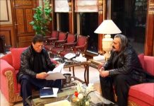 Ali Amin Khan Gandapur, Federal Minister for Kashmir Affairs and Gilgit-Baltistan, called on Prime Minister Imran Khan at PM Office