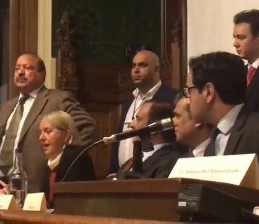 President PTI Azad Kashmir Barrister Sultan Mahmood Chaudhry Speech International Kashmir Conference at House of Commons London (04.02.19)