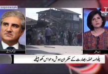 Minister of Foreign Affairs Shah Mahmood Qureshi Exclusive Talk on Aap News (20.02.19)