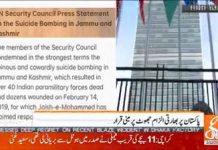 [ پاکستان کی عالمی سطح پر ایک اور بڑی کامیابی ]

اقوام متحدہ کے سیکورٹی کونسل نے پلوامہ حملے پر مذمتی بیان جاری کر دیا، بھارت کے جھوٹے پروپیگنڈے اور بھرپور کوشش کے باوجود مذمتی بیان میں کسی جگہ پر پاکستان کا ذکر نہیں آیا، مزید جانیے اس ویڈیو میں 
#PTI #PMIKTheStatesman