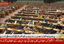 Minister of Foreign Affairs Shah Mahmood Qureshi Presents Unanimous Resolution at National Assembly Joint Session Islamabad (01.03.19)
#PTI #ShahMahmoodQureshi

Joint session of the parliament today passed a unanimous resolution strongly condemning the blatant Indian aggression of 26th and 27th of February against Pakistan describing it in complete violation of UN Charter and the international law.

The resolution moved by Foreign Minister Shah Mahmood Qureshi completely rejected India’s self-serving and fictitious claims of having destroyed alleged terrorist facility and causing heavy casualties.

The resolution pointed out that facts on the grounds clearly contradict India’s false claim and so have been testified by independent observers.

The resolution noted that timely and effective action of Pakistan Air force repulsed the Indian attack without loss of life and property. It said that India’s baseless allegations against Pakistan in the wake of Pulwama attack were politically motivated and points out that the Indian government’s subsequent action has been guided by its electoral calculations.

The resolution recalled the statements of heads of all political parties and the prime minister’s statement of 19th February 2019 offering Pakistan’s assistance to India in investigation of Pulwama attack and to take action on actionable intelligence or evidence. It emphasized India’s irresponsible and reckless actions of 26th and 27th February seriously imperiled peace and stability in South Asia.

The resolution also recalled statements of the national security committee meeting authorizing the armed forces of Pakistan to respond to any act of aggression decisively and comprehensively. It further recalled the statement issued after the special session of nationals security committee on 26th February which made it clear that India had committed uncalled for aggression to which Pakistan shall respond at the time and place of its choosing.

The resolution affirmed that the entire Pakistani nation stands united in support of armed forces of Pakistan.

The resolution reaffirmed Pakistan’s resolve to respond effectively and in a befittingly manner to Indian aggression illustrated by actions taken on 27th February which demonstrated Pakistan’s right, will and capability for self-deference.

The resolution called upon the international community and the United Nations Security Council to condemn in an unambiguous manner the highly Indian government's highly irresponsible actions escalating the tension to a new level and seriously endangering peace and stability in the region. .

The parliament welcomed strong condemnation by the OIC contract group on Jammu and Kashmir over recent wave of oppression and atrocities by the Indian occupation forces in occupied Kashmir.

The resolution also welcomed OIC’s condemnation over the violation of the line of control by the Indian military aircraft. 

It noted with deep disapprobation that after India has attacked Pakistan, a founding member of the OIC that India an aggressor against Pakistan as well as the Kashmiri people has been invited as a guest of honor at the OIC meeting in Abu Dhabi. It demanded that Pakistan abstain and occupied has been invited as guest of honor and demands that Pakistan abstains completely under protest from the said meeting.

Strongly condemning the Indian atrocities in Occupied Kashmir and arrest of Kashmiri leaders, the resolution rejected the India’s attempt to protect the legitimate the Kashmiri struggle for self-determination as terrorism.

The resolution reiterated that Jammu and Kashmir is an internationally recognized dispute, pending on the agenda of UNSC due to Indian intransigence.

It underscored that a just and peaceful solution of Kashmir dispute is an unfinished agenda of the partition of India and essential for durable peace and stability in the region.

The resolution called upon India to put an immediate halt to continued Human rights violations in occupied Kashmir and implement the UNSC resolutions on Kashmir calling for an impartial plebiscite to determine the future of Kashmir.

The resolution echoed Prime Minister Imran Khan’s call to avoid further escalation and urged the parliament of India to support the call by this joint session of Pakistani parliament for de-escalation and dialogue between India and Pakistan.