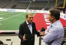 Minister of Foreign Affairs Shah Mahmood Qureshi Exclusive Talk with ARY News at venue Capital One Arena Washington D.C. USA (19.07.19)