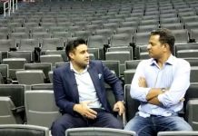 Special Assistant to the Prime Minister on Overseas Pakistanis and Human Resource Development, Syed Zulfiqar Abbas Bukhari Exclusive Talk with ARY News at venue Capital One Arena Washington D.C. USA (19.07.19)